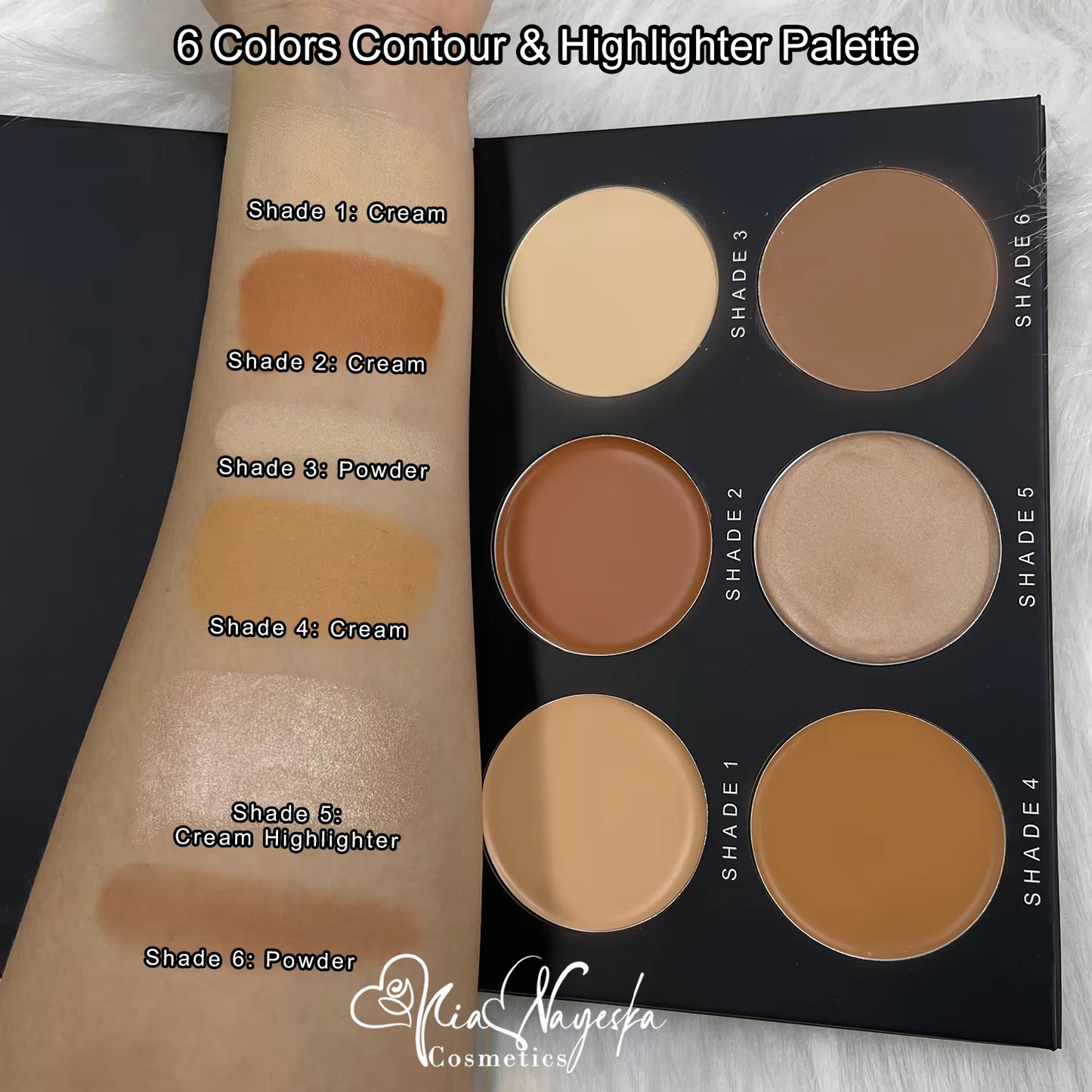Flawless Definition: Mia Nayeska Contour Palette – Sculpted, Enhanced Features