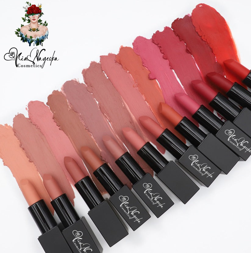 Velvet Touch: Matte Vegan Lipstick – Bold Color, Luxurious Comfort