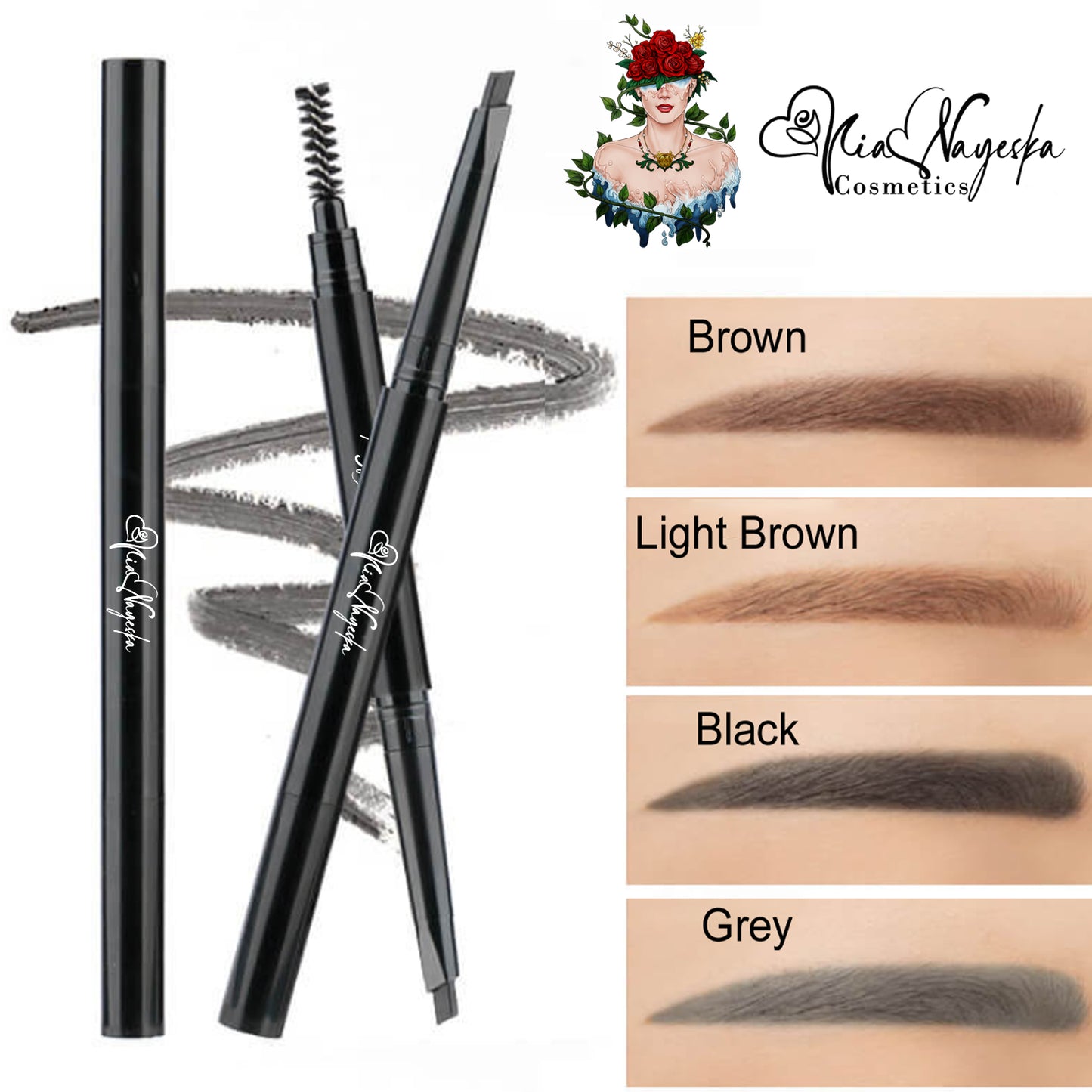 Perfect Brows: Mia Nayeska Eyebrow Pencil – For Precise, Natural Definition