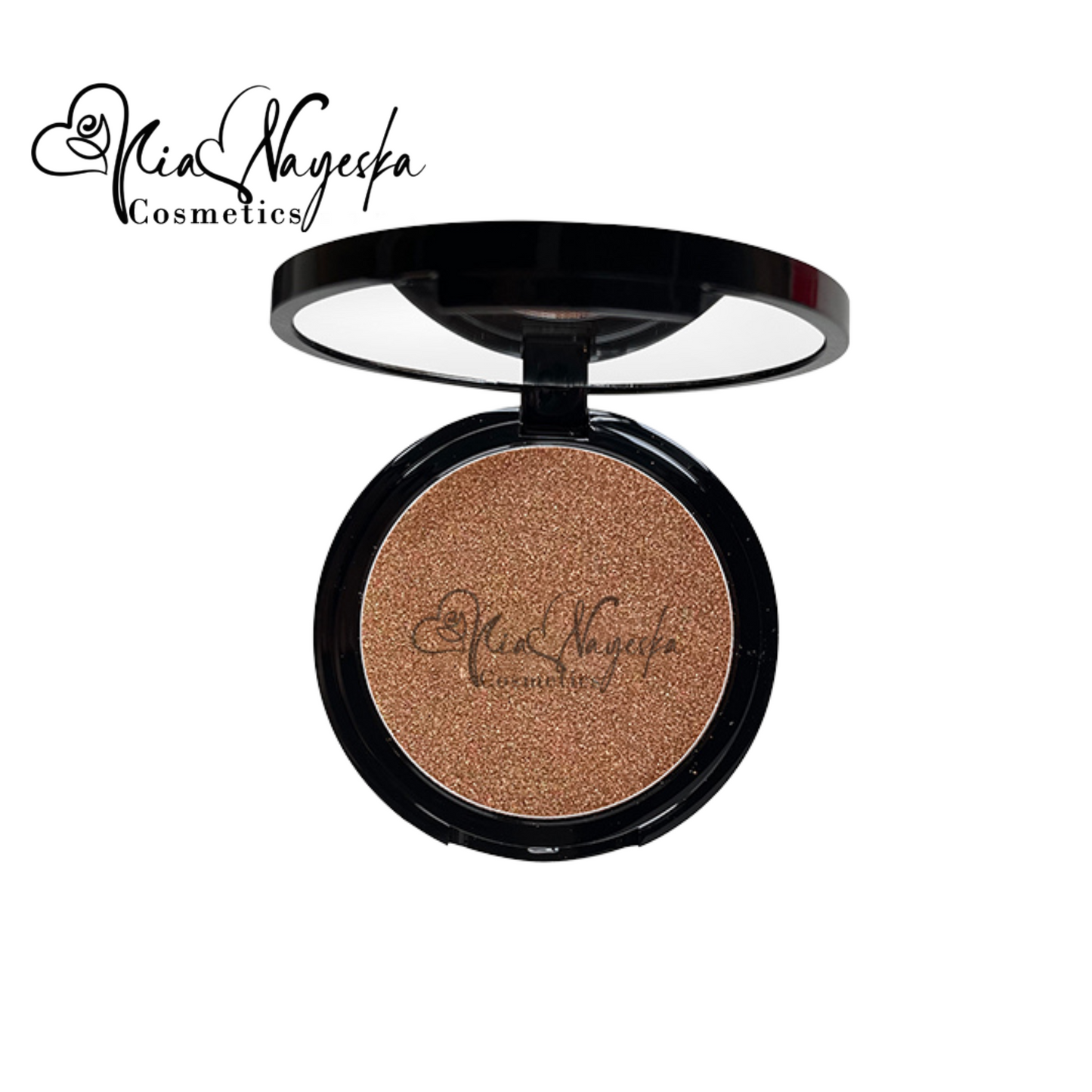 Radiant Glow: Mia Nayeska Highlighter Powder – Seamless, Dewy Finish