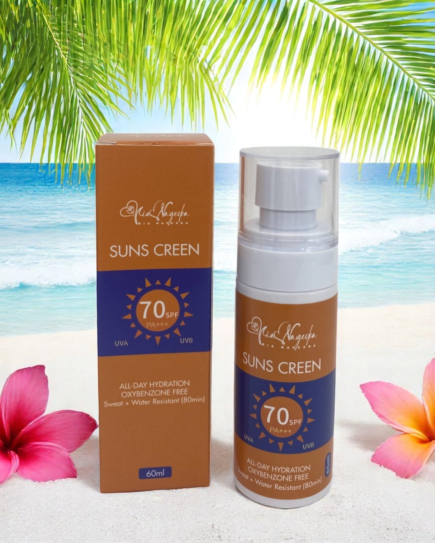 Sunscreen Cream – Moisturizing SPF 70 UV Sunblock