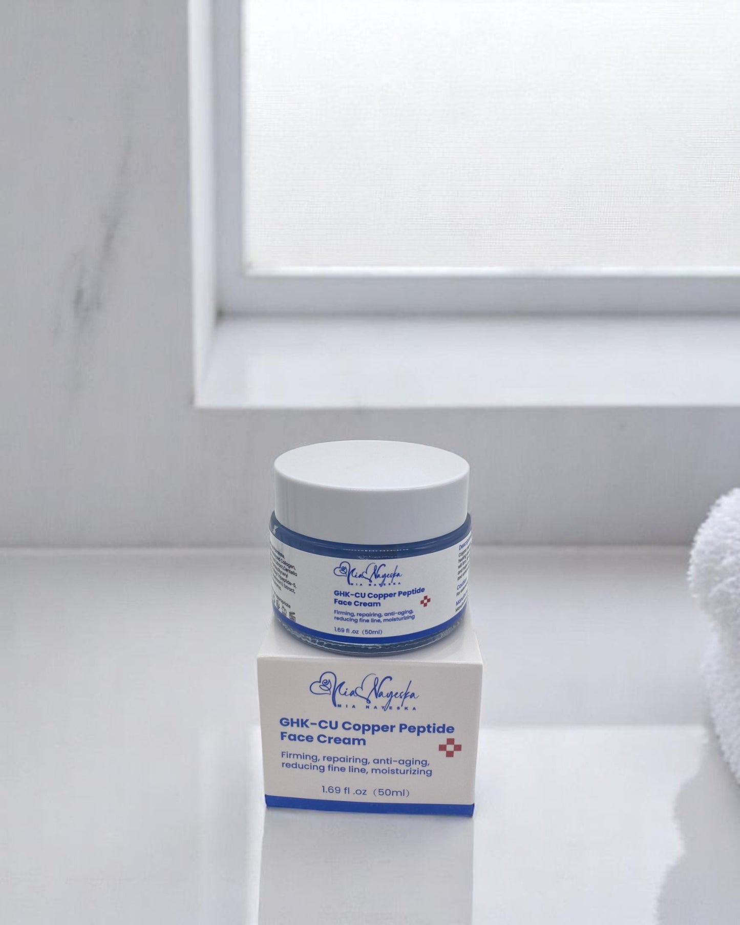 Blue Copper Peptide Cream – Hydrating & Anti-Aging Moisturizer