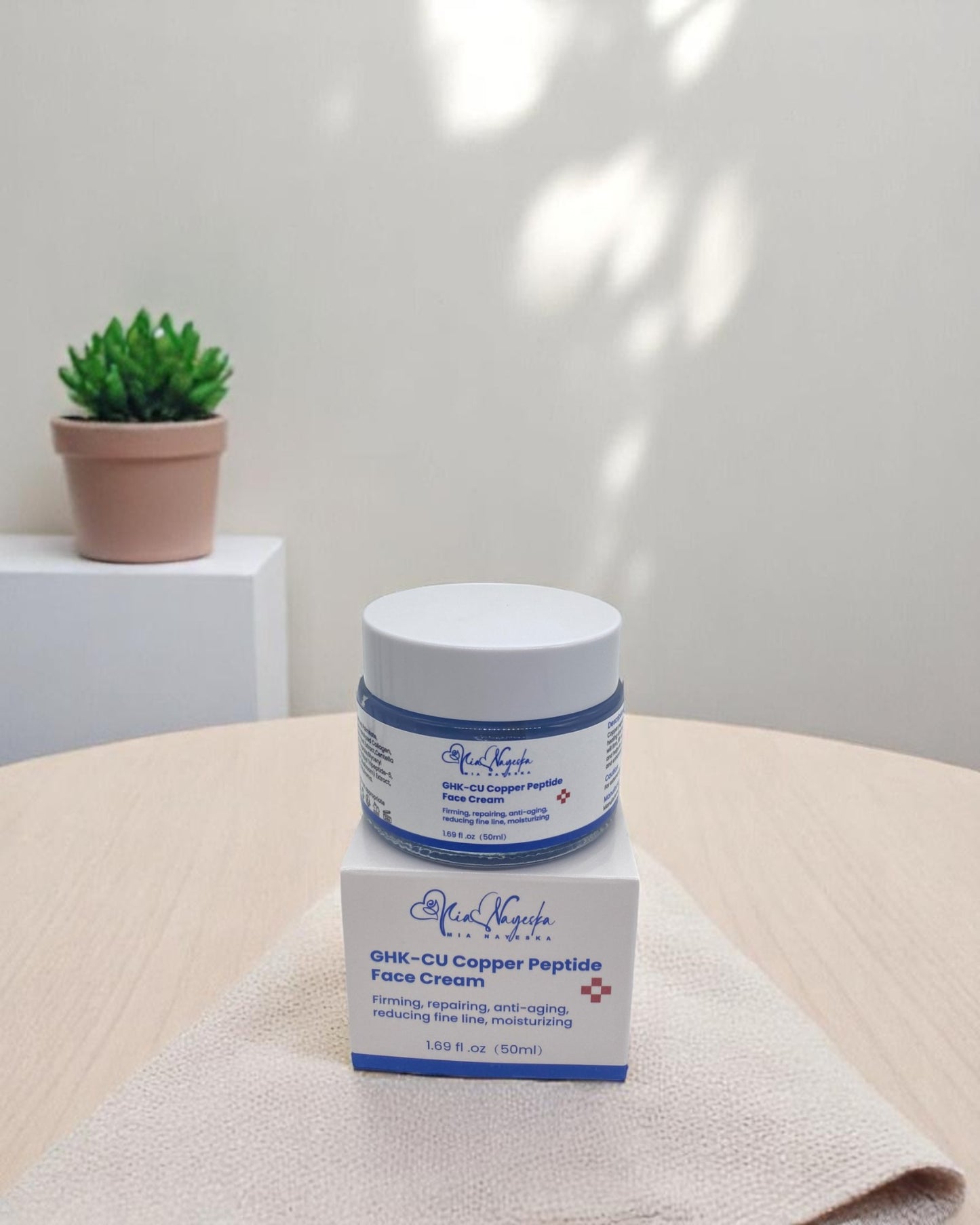 Blue Copper Peptide Cream – Hydrating & Anti-Aging Moisturizer