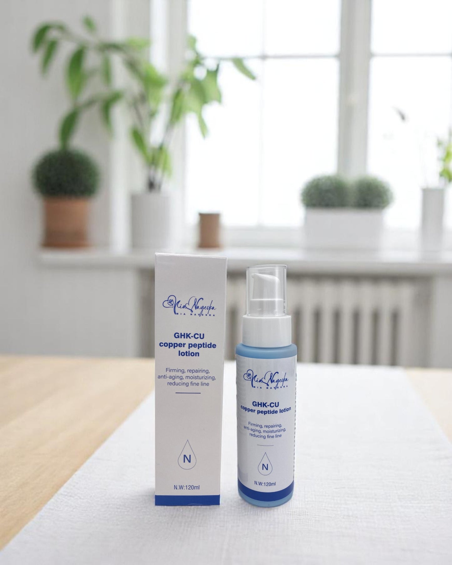 Blue Copper Peptide Lotion – Hydrating & Skin-Firming Moisturizer