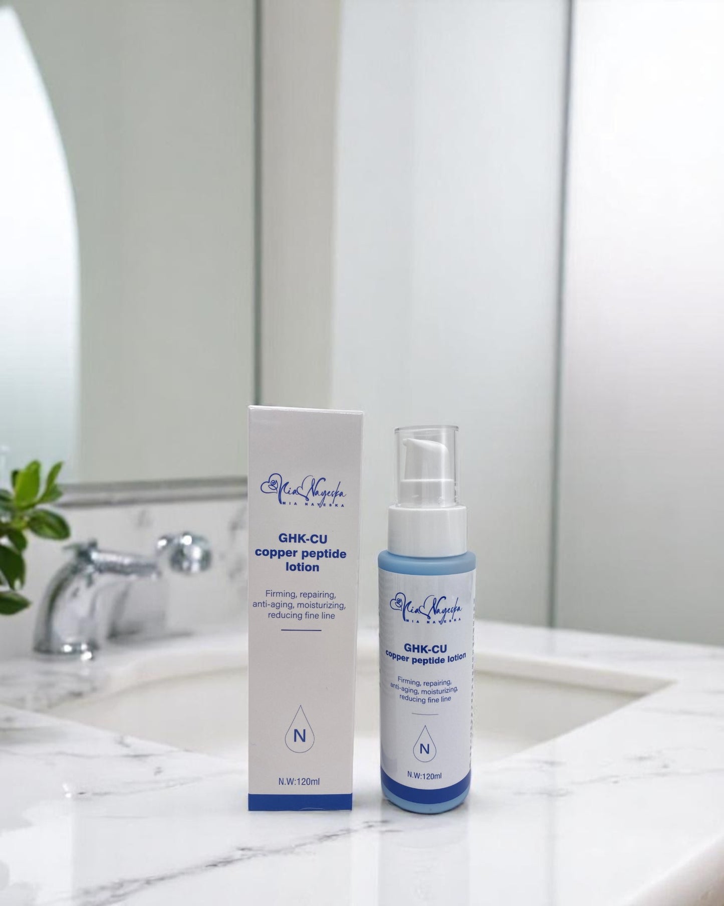 Blue Copper Peptide Lotion – Hydrating & Skin-Firming Moisturizer