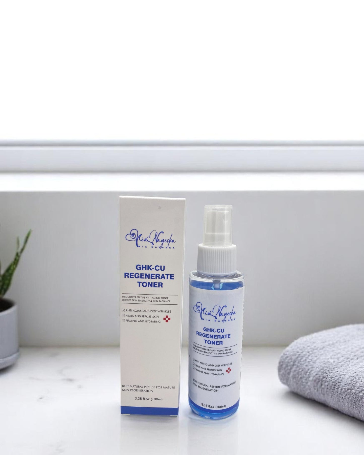 Blue Copper Peptide Toner – Hydrating & Skin Renewal Formula