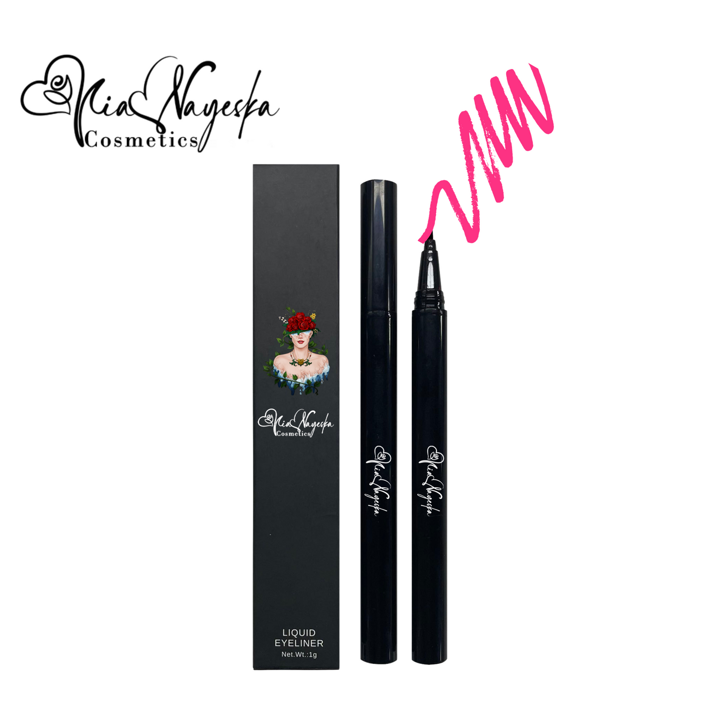 Bold Definition: Mia Nayeska Precision Eye Liner – Long-Lasting, Smudge-Free Perfection