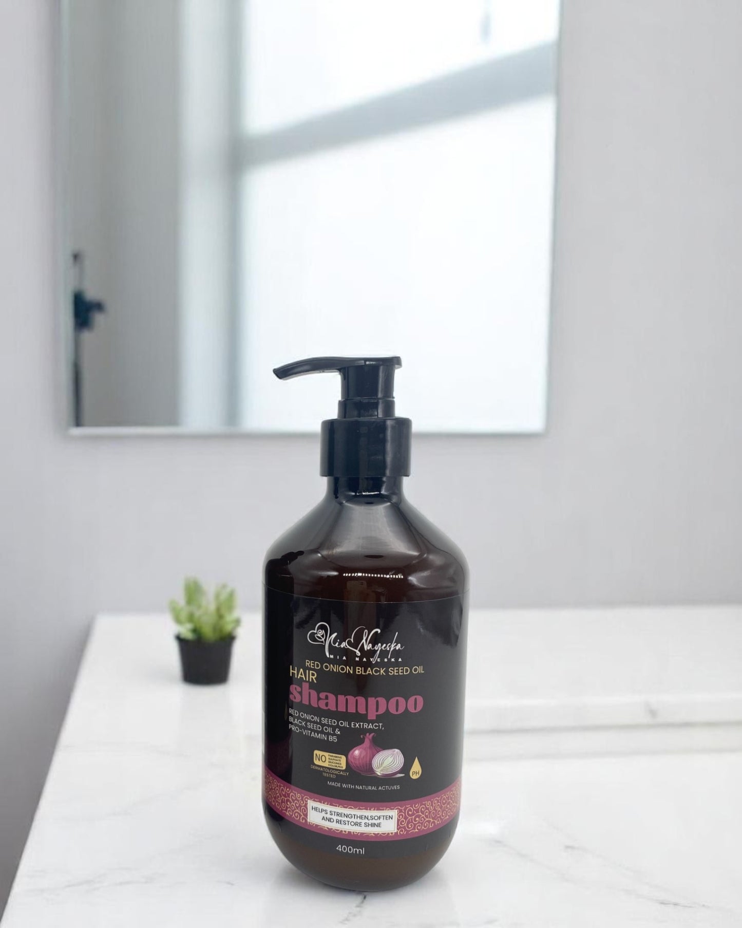 Onion Shampoo – Hair Growth & Hair Fall Control with Onion Oil & Plant Keratin