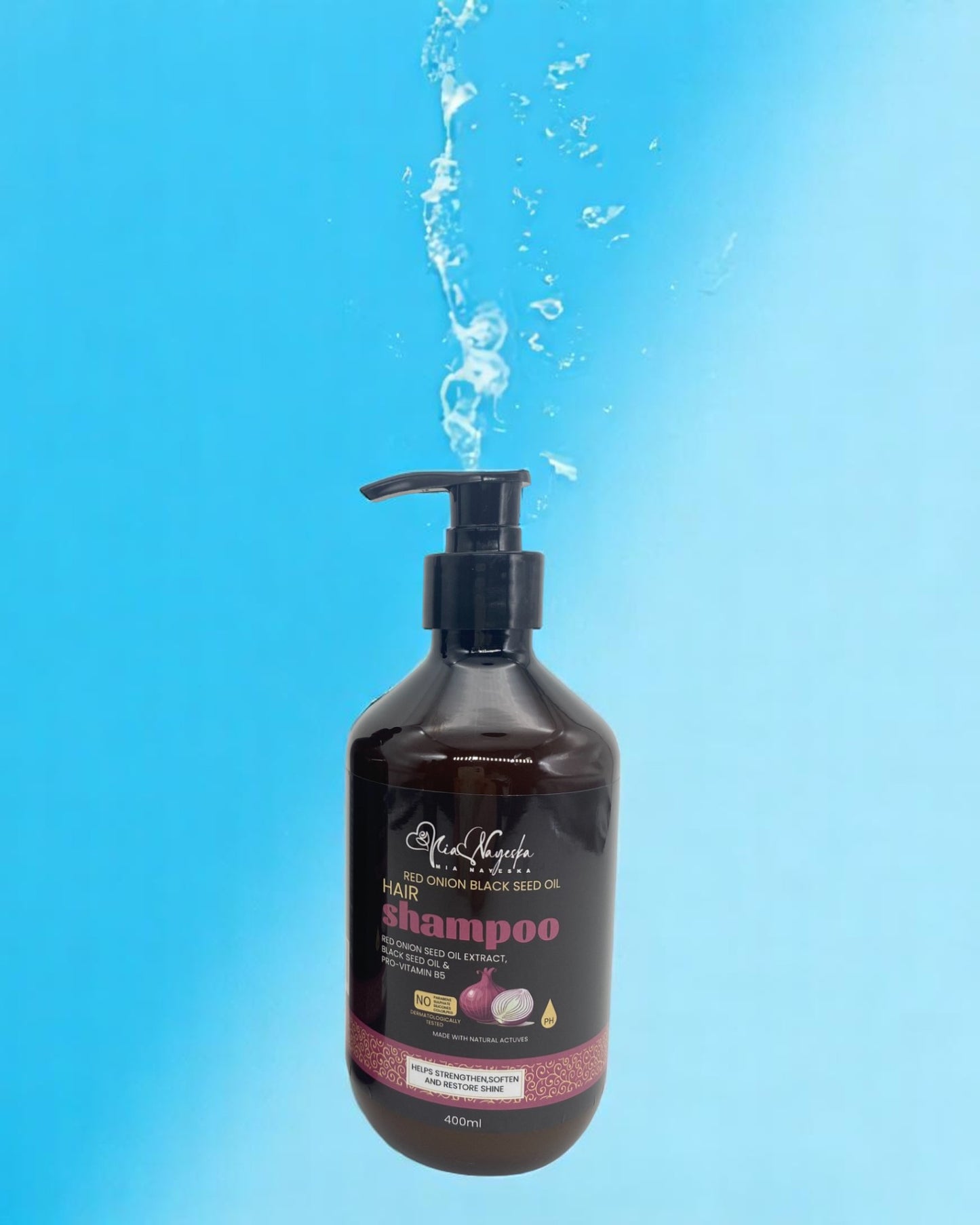 Onion Shampoo – Hair Growth & Hair Fall Control with Onion Oil & Plant Keratin