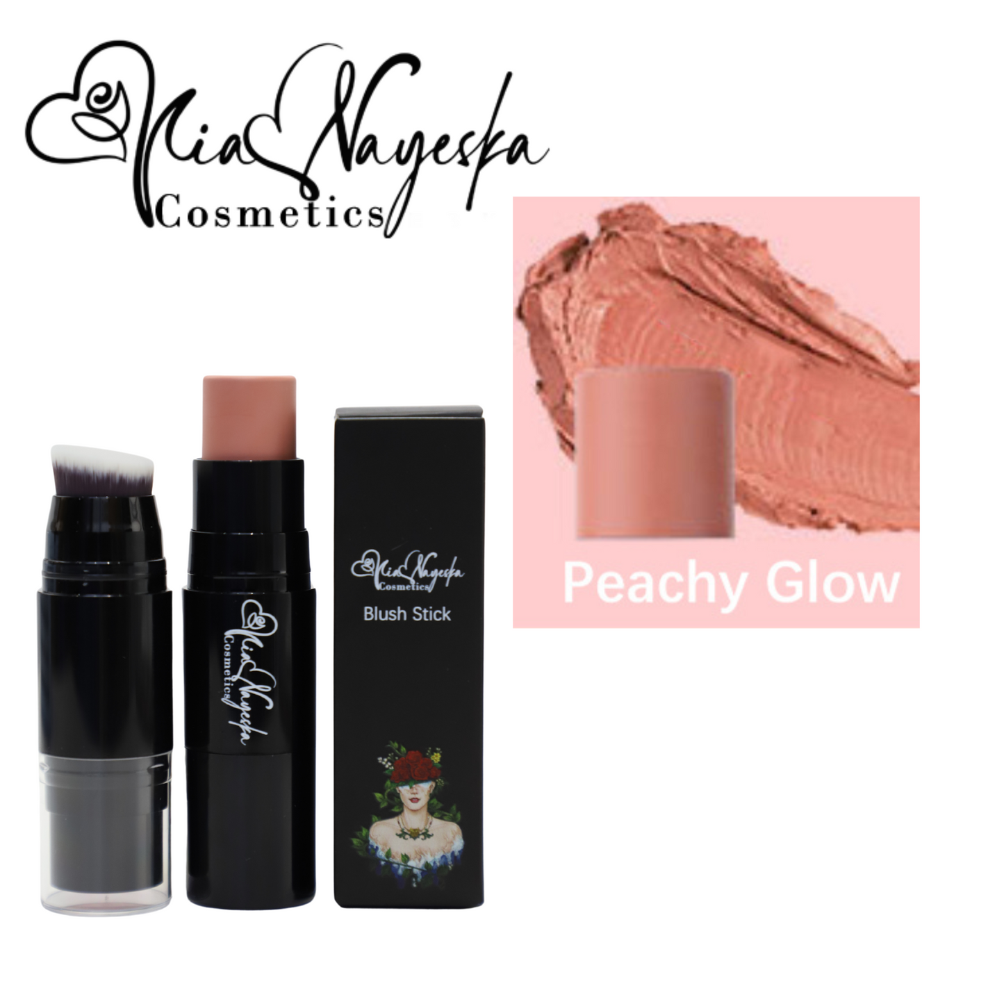 Effortless Glow: Mia Nayeska Cream Blush Stick – Soft, Dewy Finish