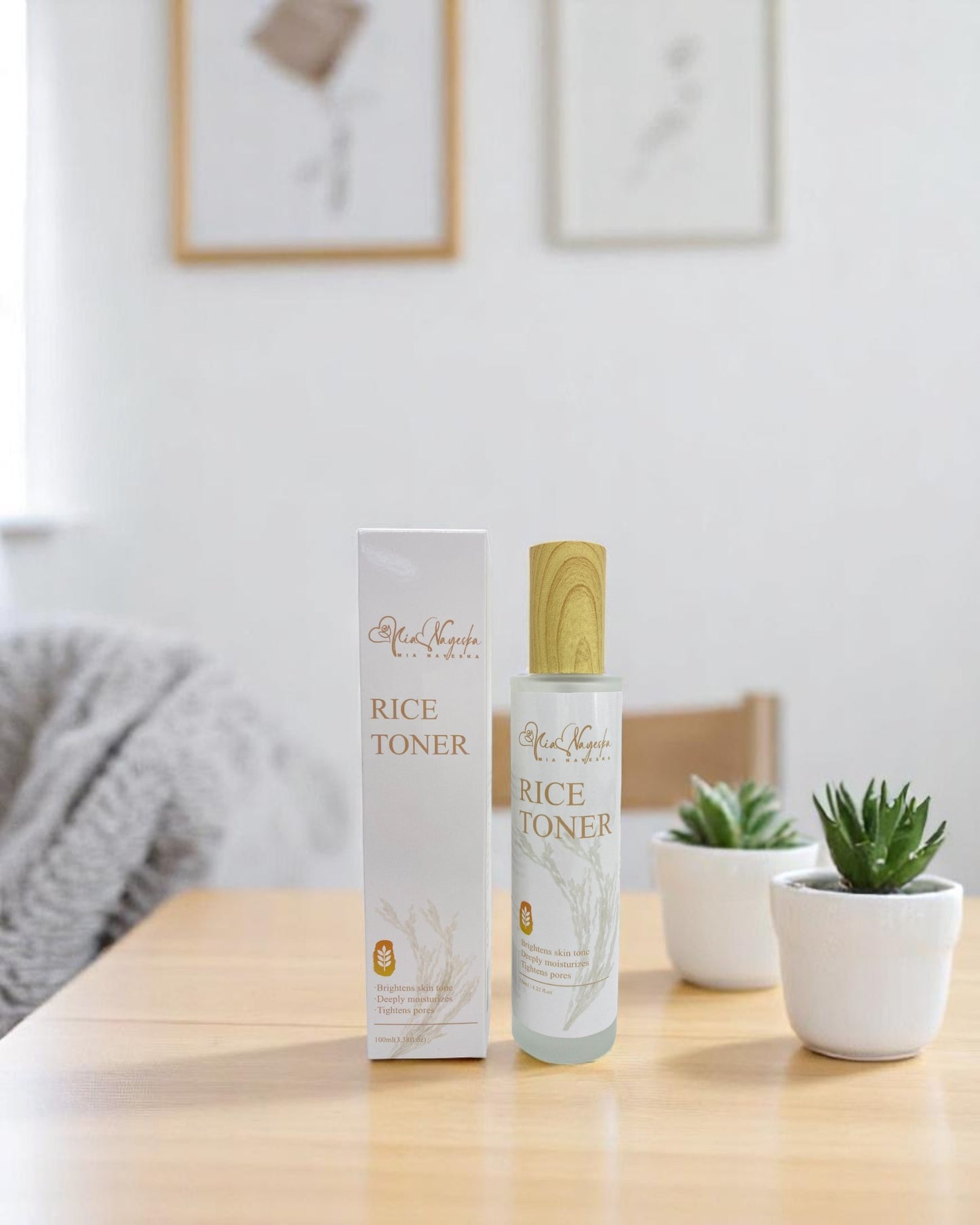 Rice Facial Care Toner – Hydrating & Brightening Skin Refresher