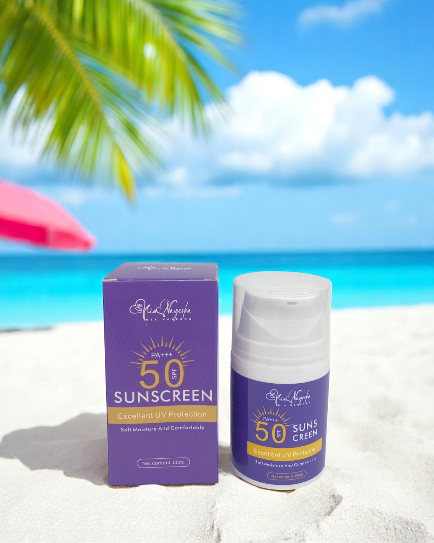 Sunscreen Cream – Moisturizing SPF 50 UV Sunblock