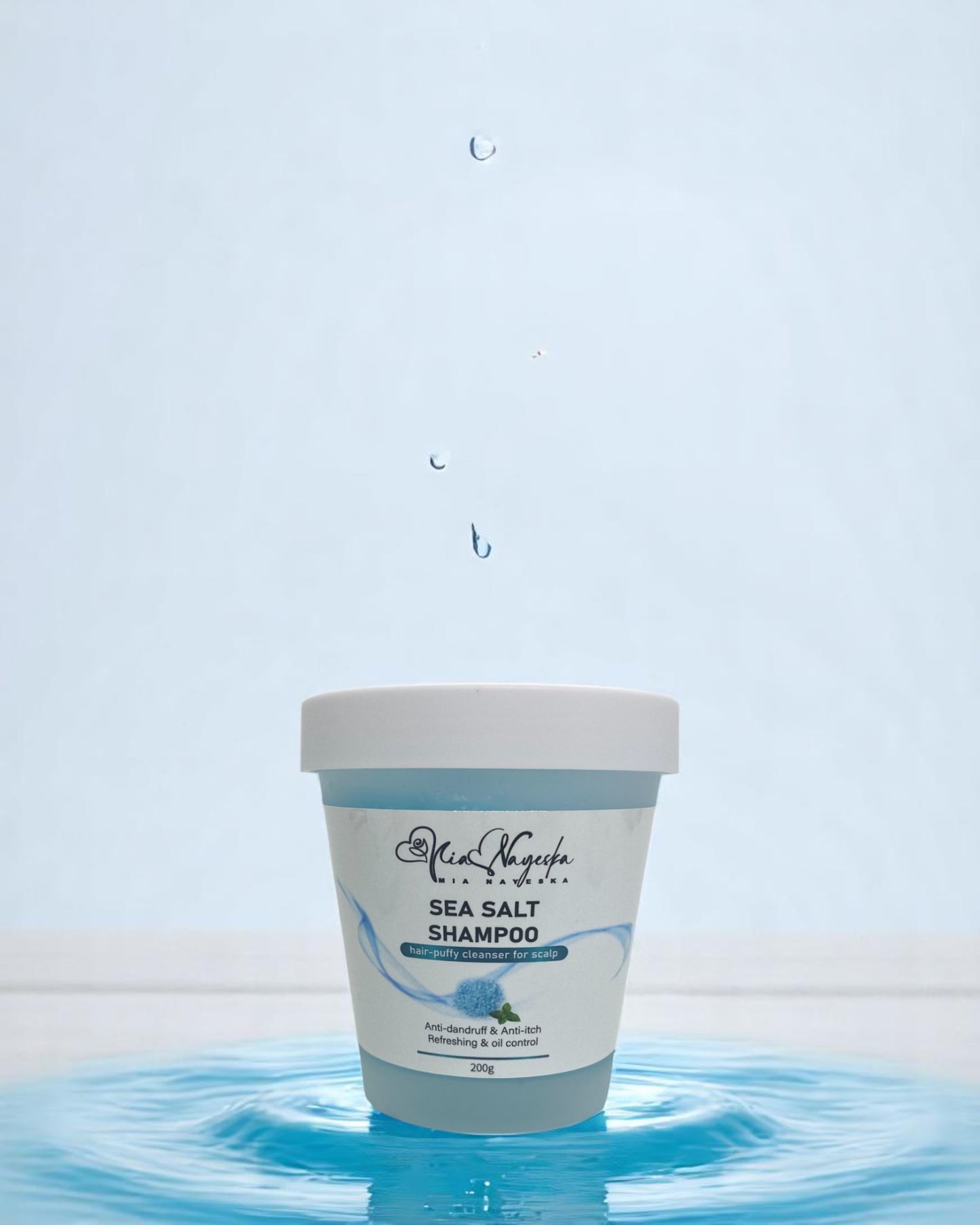 Sea Salt Mint Scalp Scrub – Deep Cleansing & Hair Treatment
