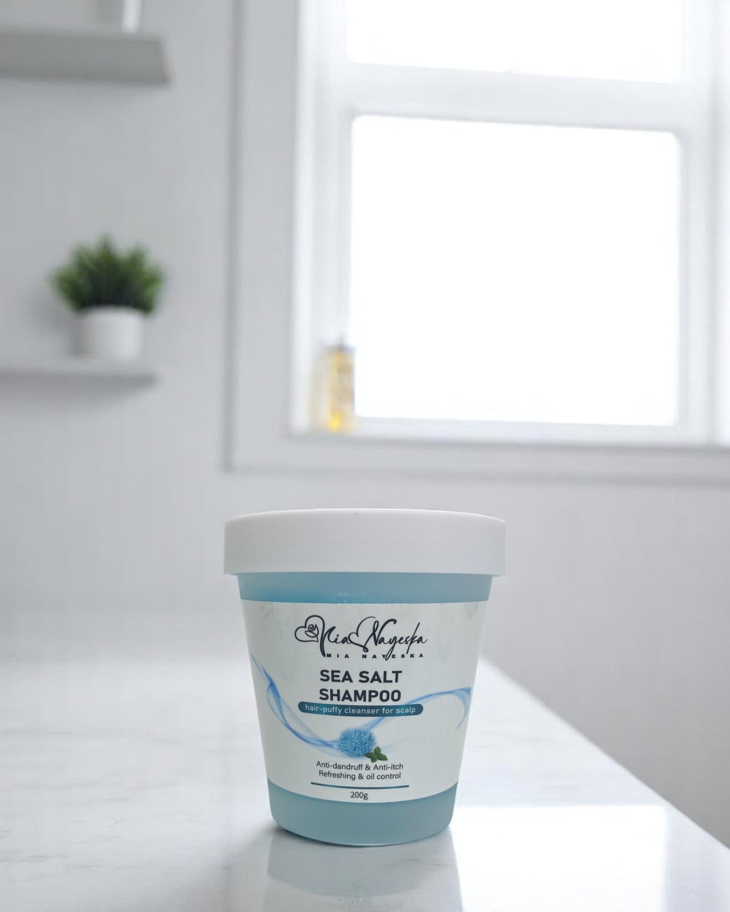 Sea Salt Mint Scalp Scrub – Deep Cleansing & Hair Treatment