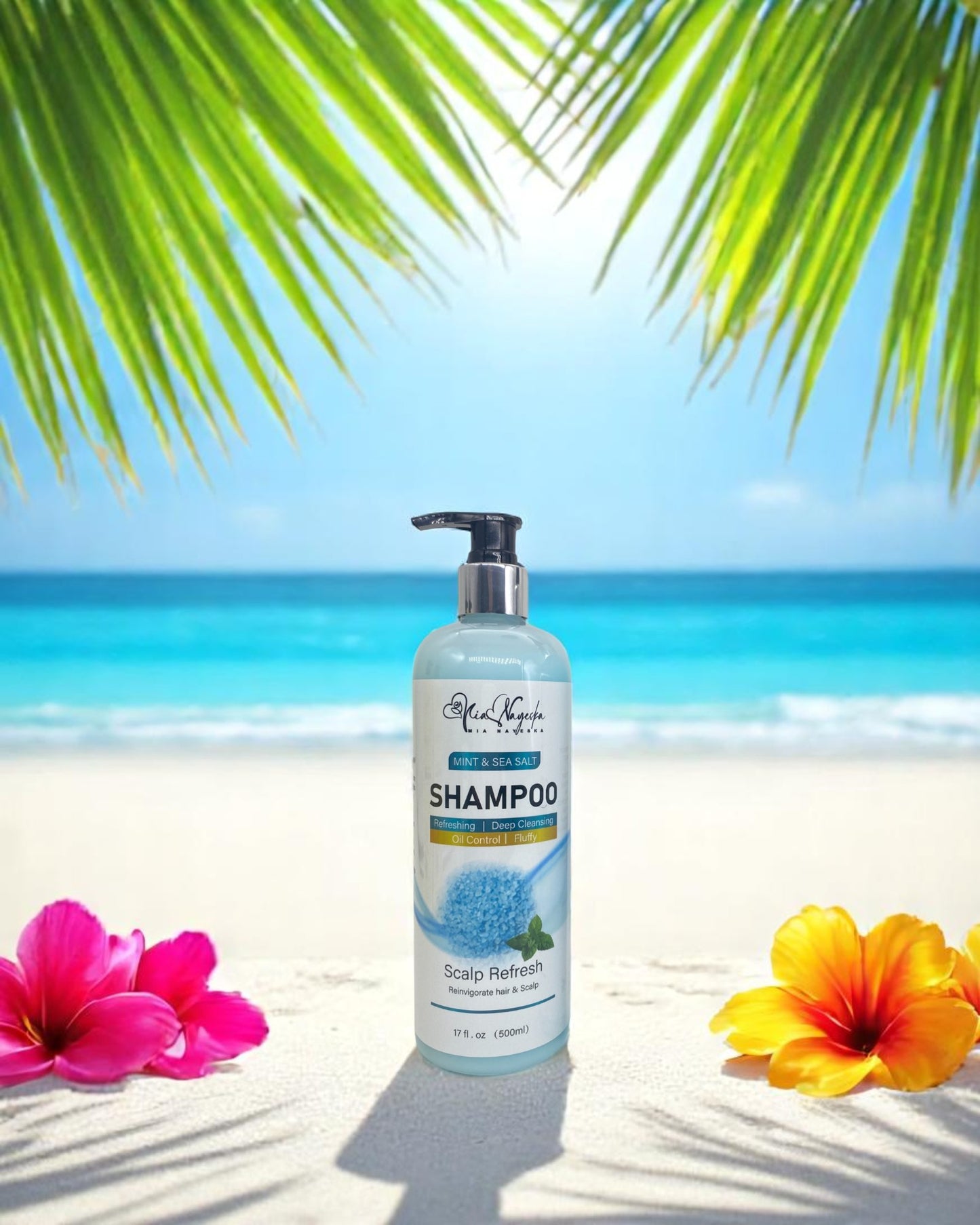 Sea Salt Mint Shampoo – Deep Cleansing & Hair Treatment