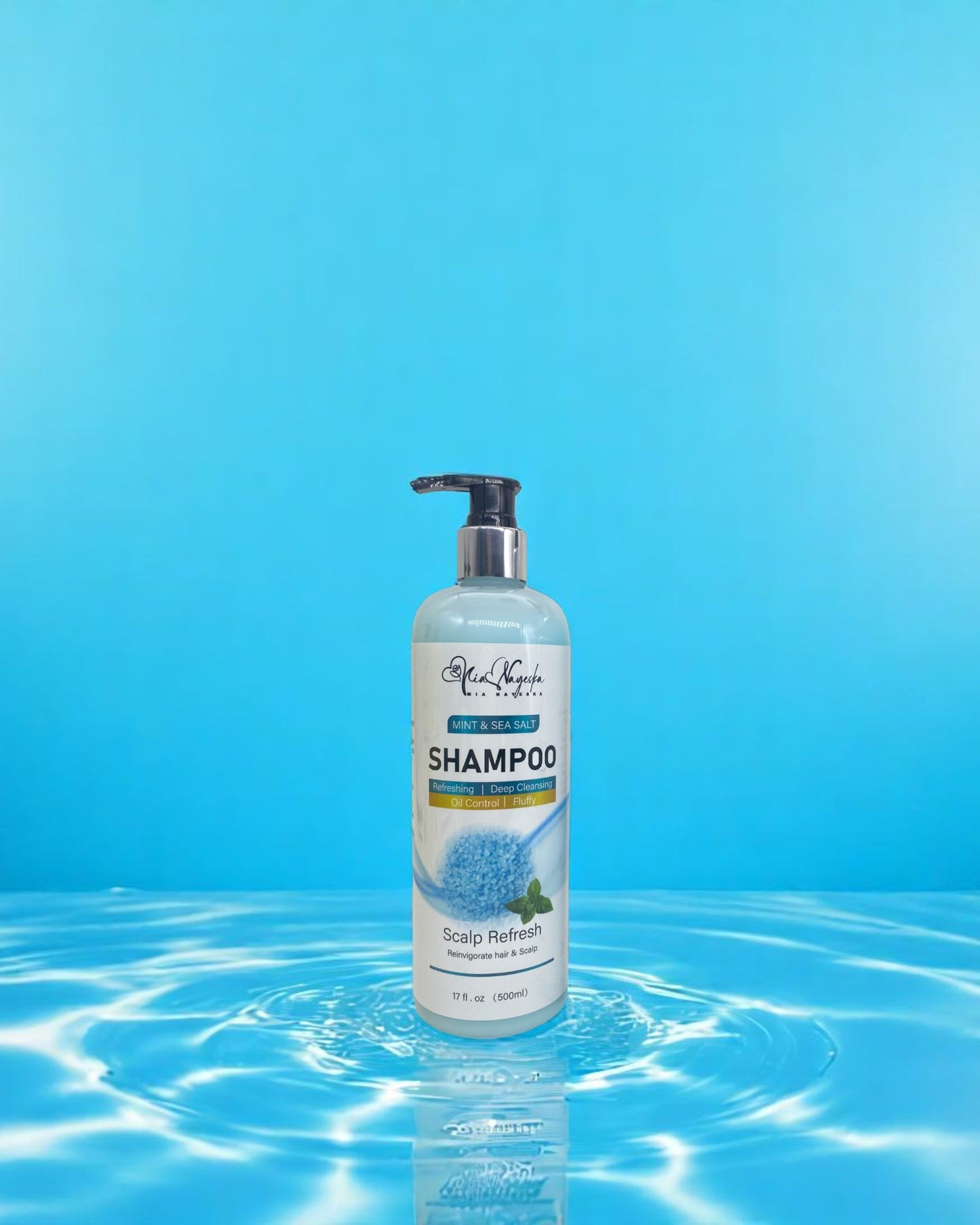 Sea Salt Mint Shampoo – Deep Cleansing & Hair Treatment