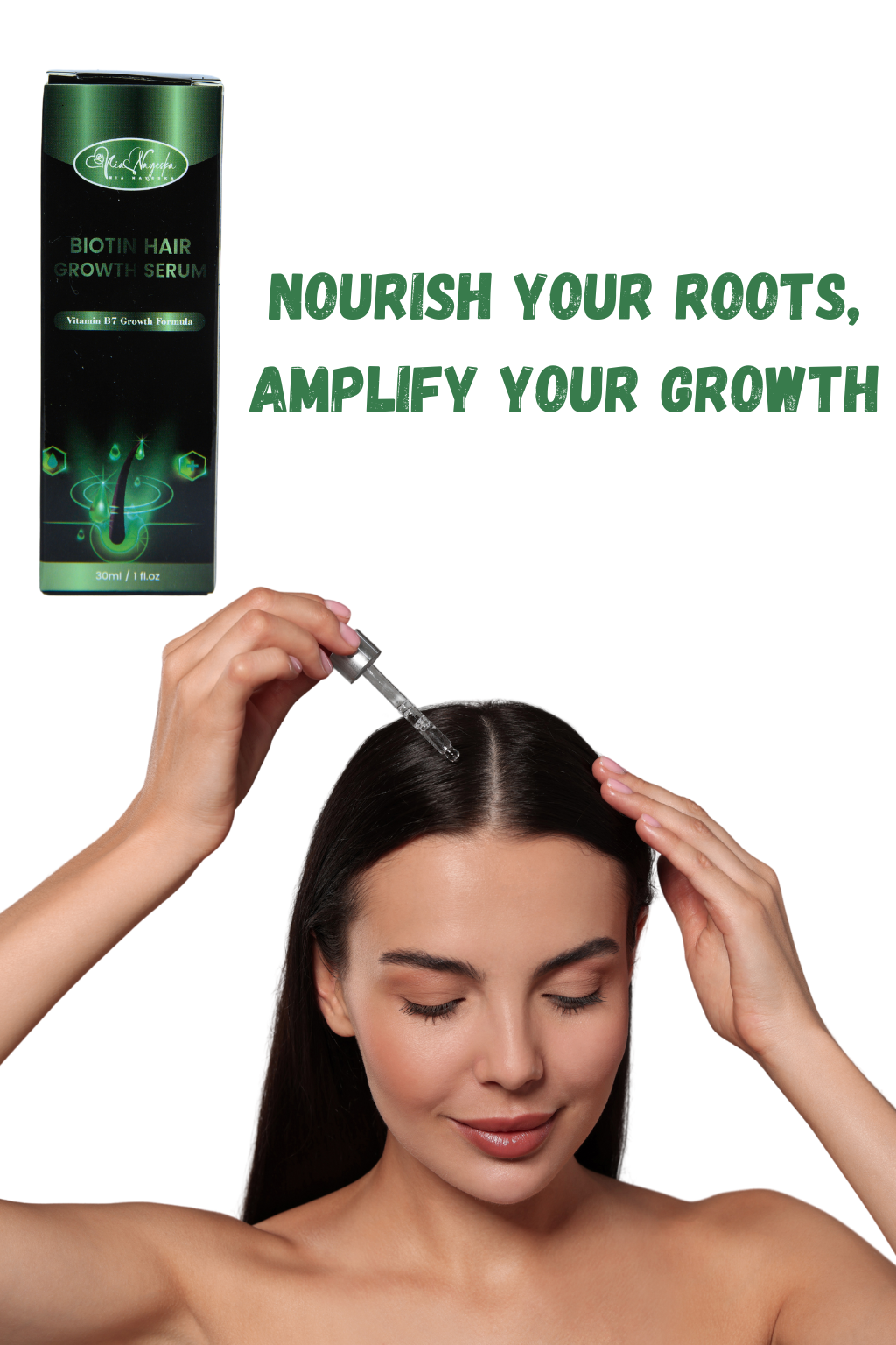 Biotin Boost: Hair Growth Serum 30ml – For Thicker, Fuller & Healthier Locks