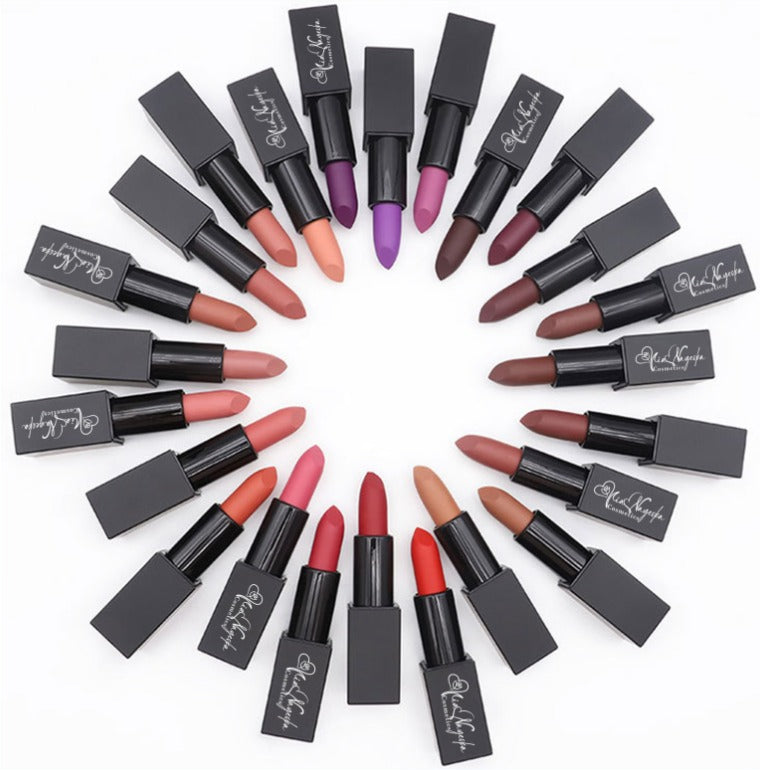 Velvet Touch: Matte Vegan Lipstick – Bold Color, Luxurious Comfort