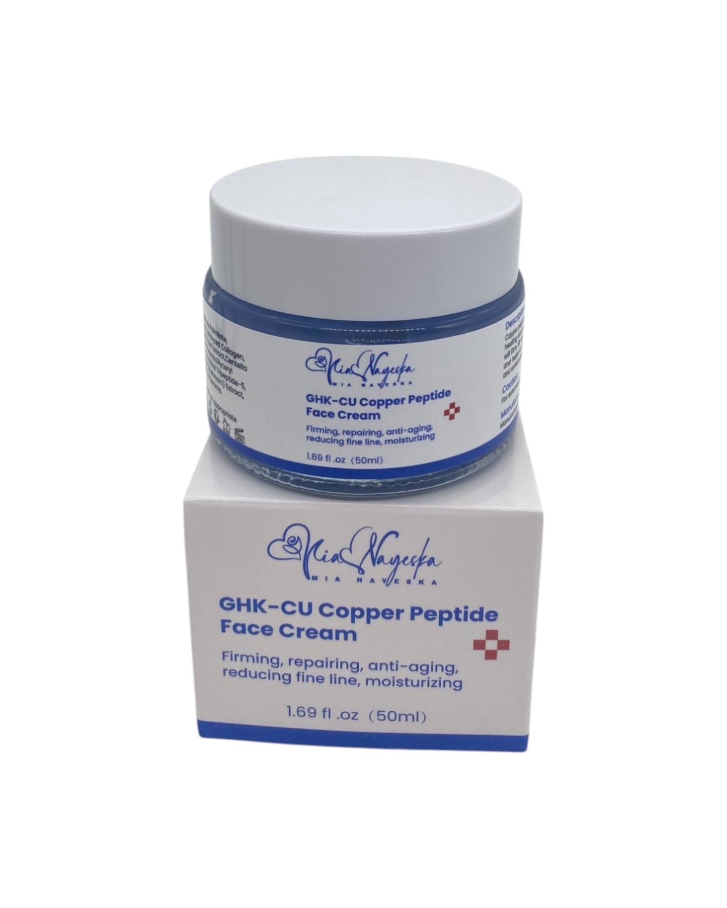 Blue Copper Peptide Cream – Hydrating & Anti-Aging Moisturizer
