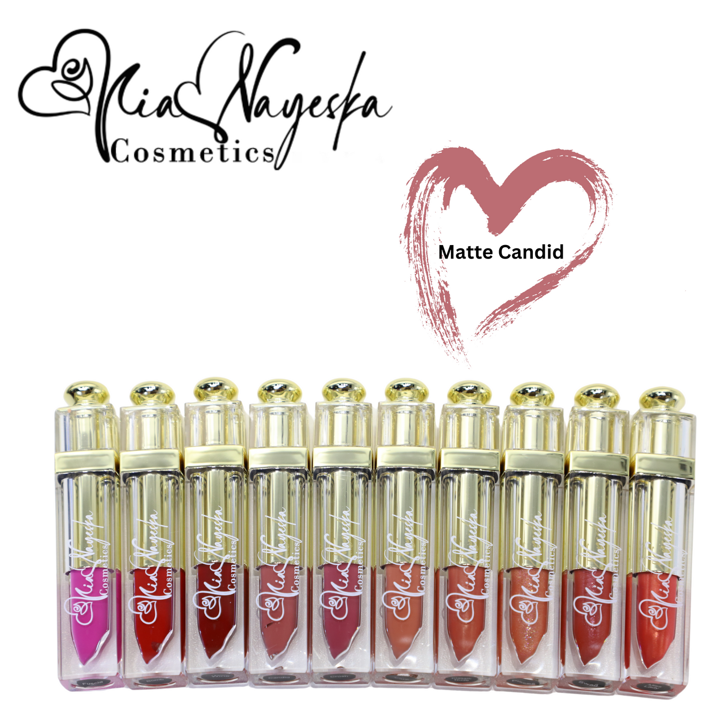 Glossy Perfection: Mia Nayeska Lip Gloss for Nourished, Vibrant, Plump Lips