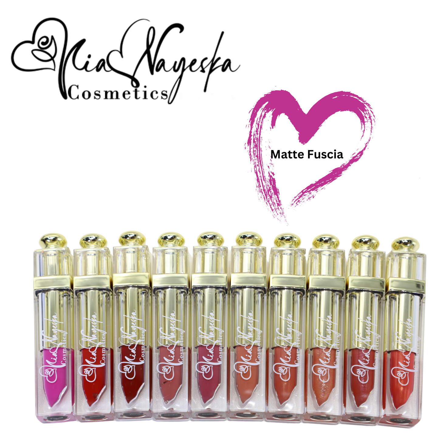 Glossy Perfection: Mia Nayeska Lip Gloss for Nourished, Vibrant, Plump Lips