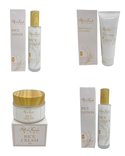 Rice Facial Care Set – Complete Hydration & Brightening Skincare Routine