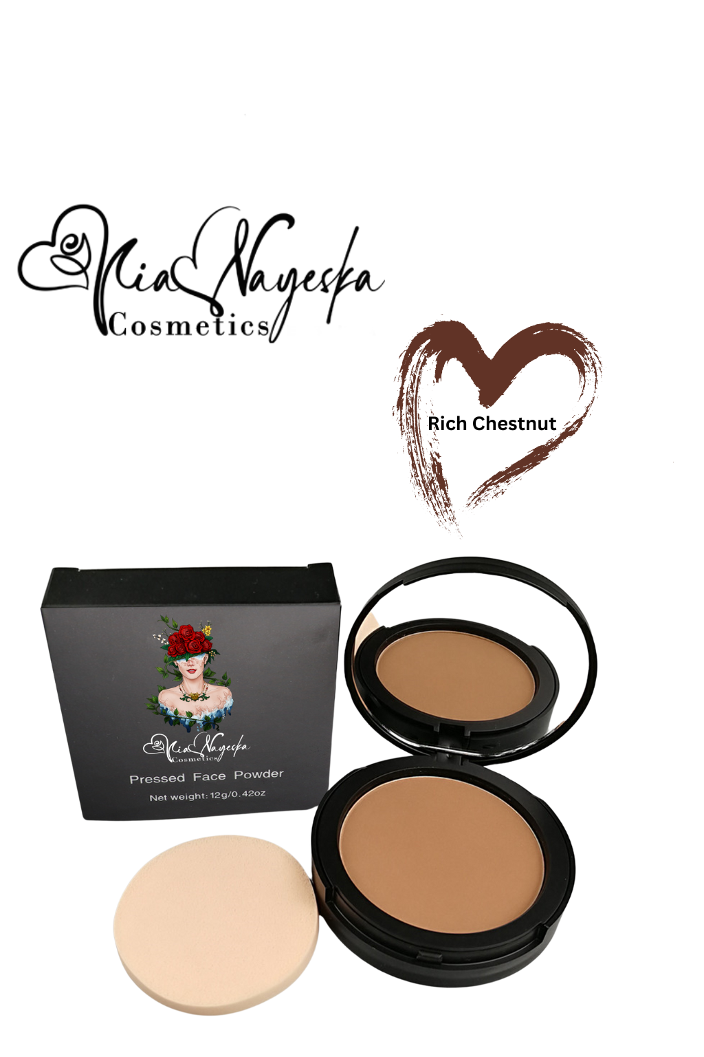 Impeccable Glow: Mia Nayeska Pressed Powder for Smooth, Airbrushed Perfection