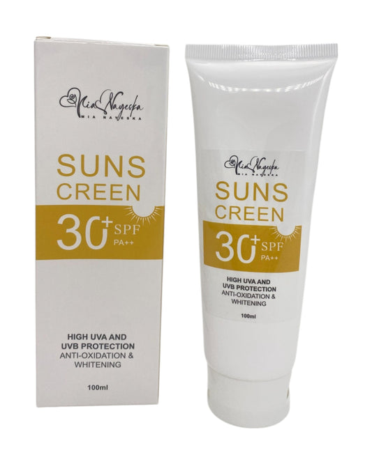 Sunscreen Cream – Moisturizing SPF 30 UV Sunblock