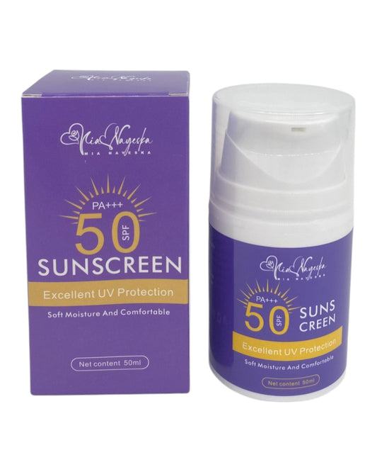 Sunscreen Cream – Moisturizing SPF 50 UV Sunblock