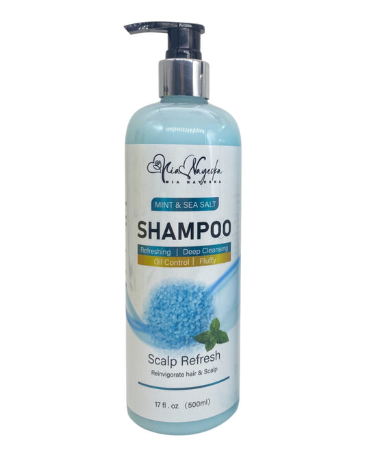 Sea Salt Mint Shampoo – Deep Cleansing & Hair Treatment