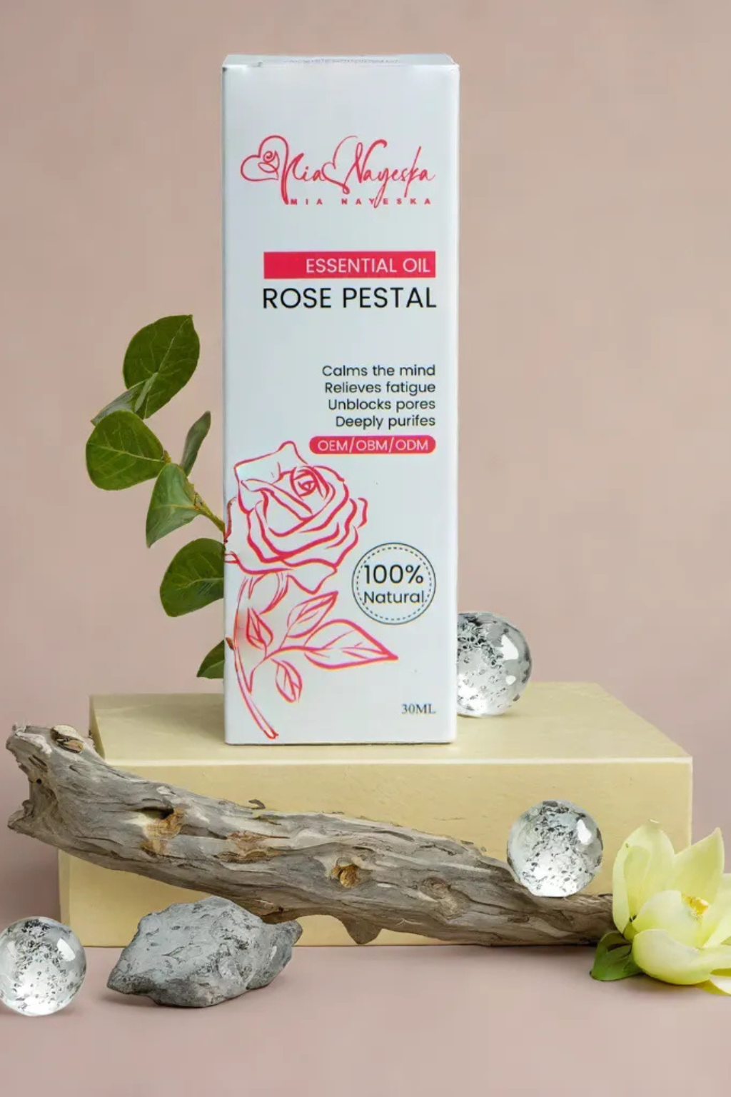 Blissful Hydration: Rose Massage Oil 30ml for Soft, Smooth, and Aromatic Skin