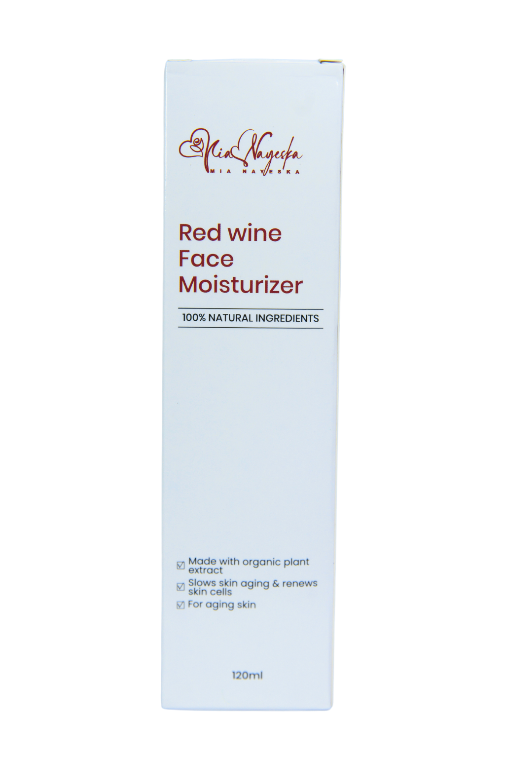 Velvety Glow: Red Wine Face Moisturizer 120ml for Hydrated, Youthful, Rejuvenated Skin