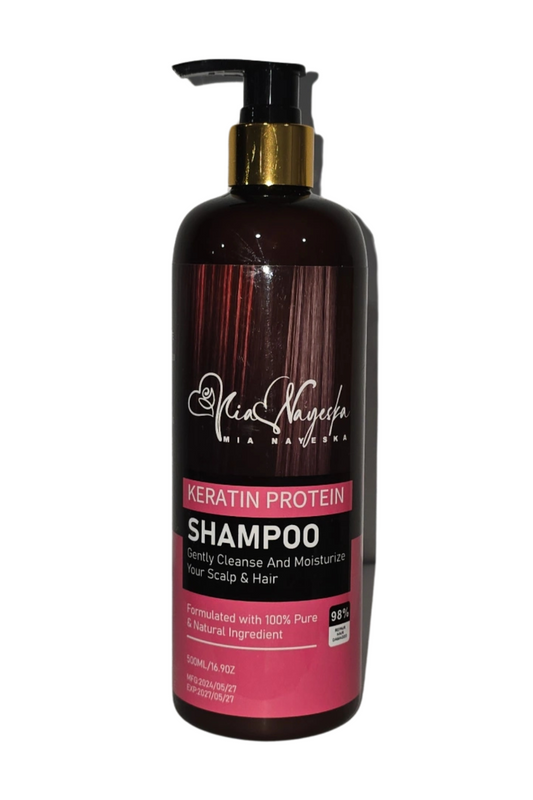 Pure Keratin Bliss: Shampoo 500ml for Smooth, Shiny, Revitalized Hair