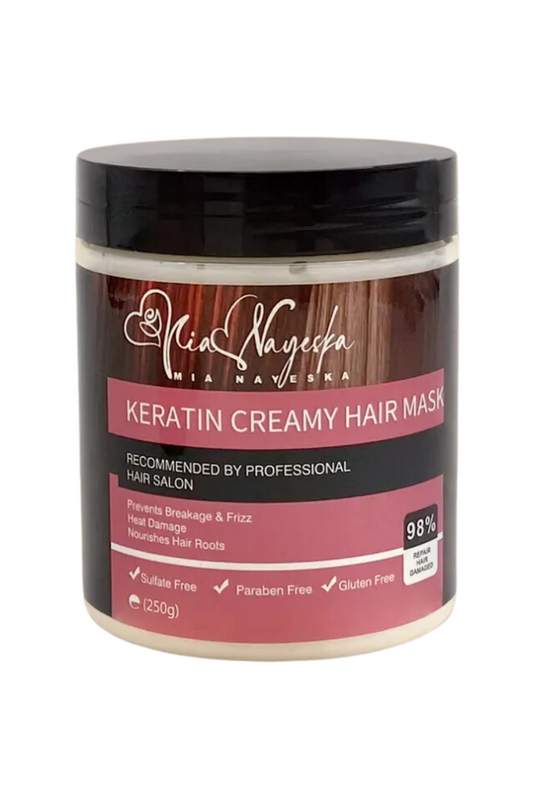 Pure Keratin Bliss: Hair Mask 250g for Deeply Nourished, Smooth, and Rejuvenated Hair