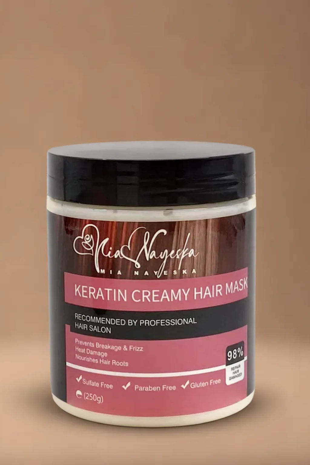 Pure Keratin Bliss: Hair Mask 250g for Deeply Nourished, Smooth, and Rejuvenated Hair