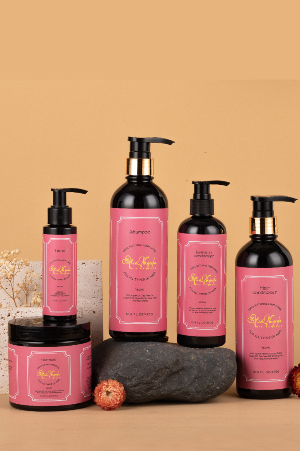 Rice Water Hair Care Set: Radiance Rice Hair Care: Nourish, Strengthen, Shine